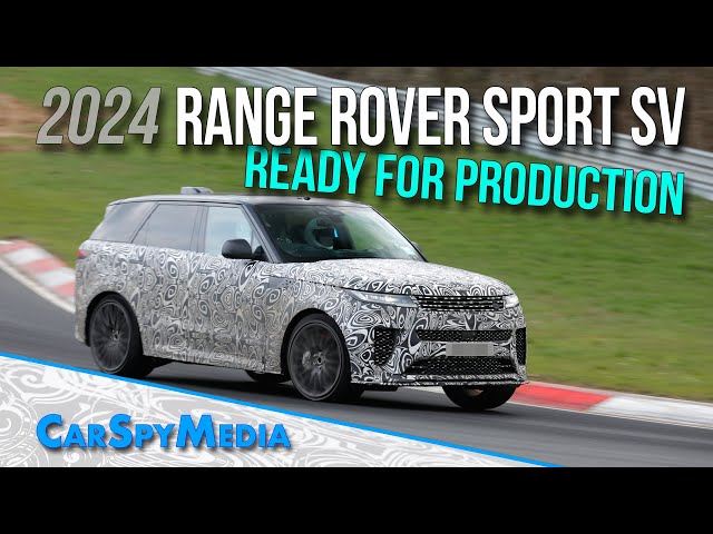 2024 Range Rover Sport SV spy shots and video