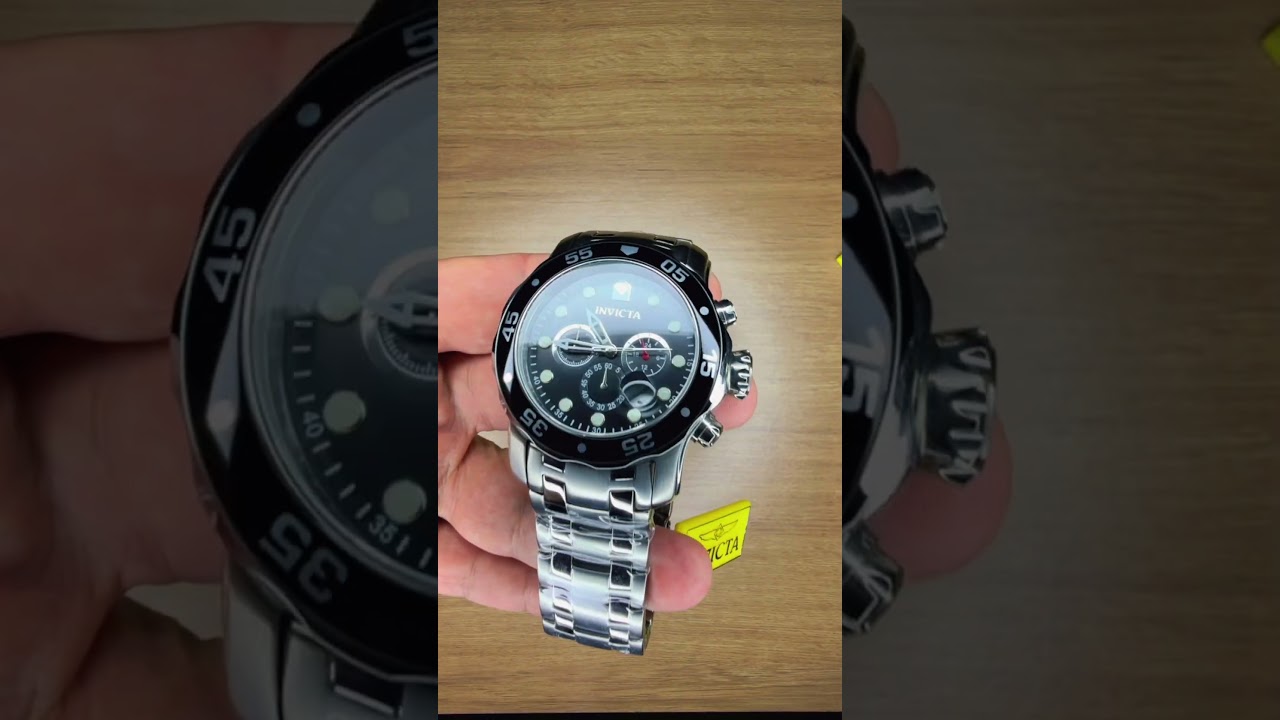 Relógio Invicta Pro Diver 0069 48mm Cronógrafo Preto