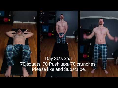 Day 309/365 of my fitness challenge.