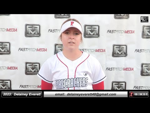 2023 Delainey Everett Committed to Mississippi State - Pitcher Softball Skills Video Firecrackers