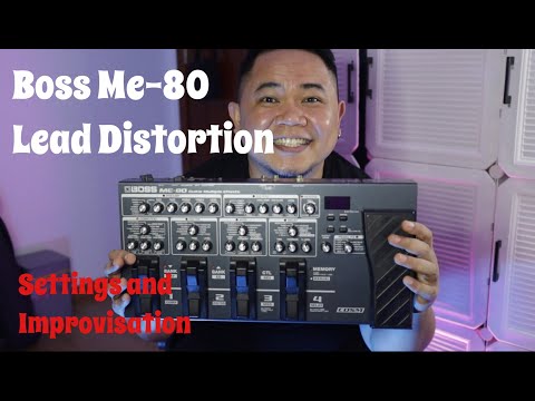 Boss ME-80 Lead Distortion setting