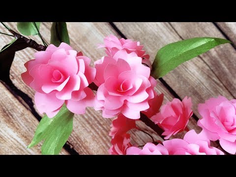 ABC TV | How To Make Cherry Blossom Paper Flower With Shape Punch - Craft Tutorial