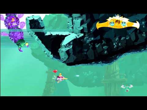 Rayman Legends (1080i HD) Walkthrough Part 73 - Fire When Wetty