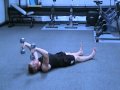 DB Floor Triceps Extension 
