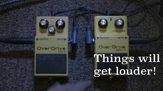 Video thumbnail for 40 years in the making! The Boss OD-1 vs the Boss OD-3 by David Carr Music