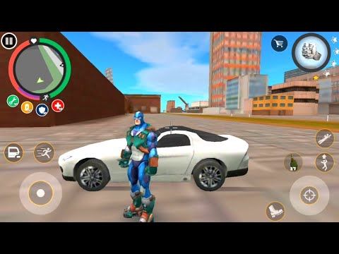 Rope hero visit on cursed place | Rope hero vice town transformer bike new game | Games on