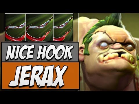 OG.Jerax Pudge - 7896 MMR | Dota Gameplay 7.14