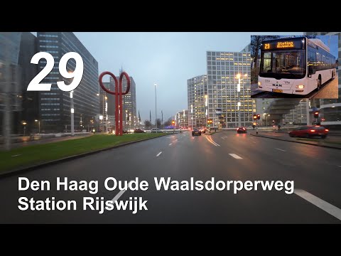 HTM lijn 29: Garage Telexstraat - Oude Waalsdorperweg - Rijswijk Station | HTM 1204 | 2023