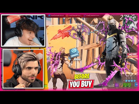 Streamers Play With Graveyard Drift Fortnite Skin | Graveyard Drift Skin Gameplay Fortnite
