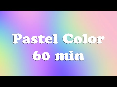 COLOR CHANGING MOOD LIGHT Pastel Colors  - Screensaver Lights- Relaxing