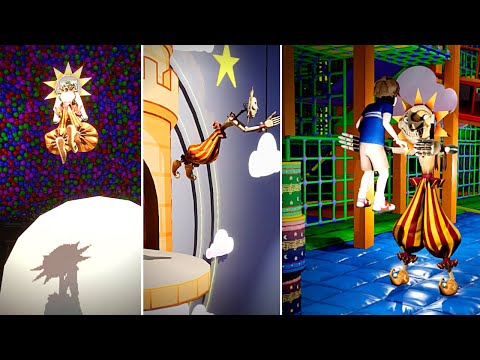 How Sun Jump Down and Jumpscares Gregory in 3rd Person View [FNAF Security Breach]