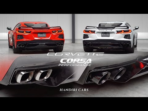 2020 Corvette C8 LOUD Corsa Performance Cat-Back Exhaust with Active Valve!