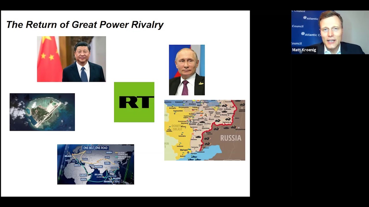 Matthew Kroenig, Ph.D.  "The Return of Great Power Rivalry"                        Feb. 24, 2021