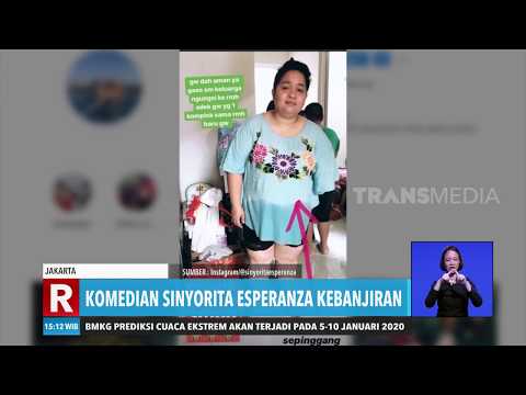 Komedian Sinyorita Esperanza Kebanjiran | REDAKSI SORE (02/01/20)