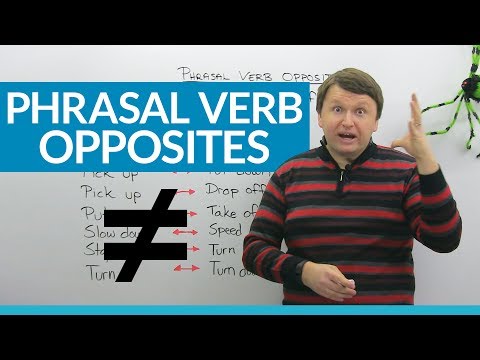 Phrasal Verb Opposites in English