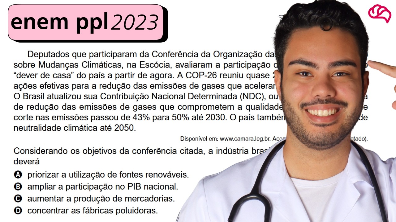 Resolução em Vídeo — Questão 53 ENEM 2023 PPL