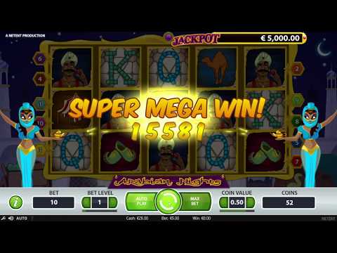 Arabian Nights Slot €5000 WIN / €5 bet