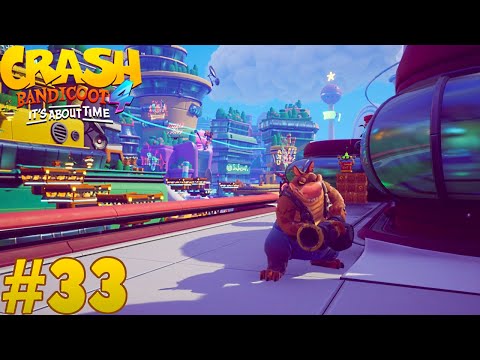 Crash Bandicoot 4 It's About Time PS4 Pro (Retro Mode) Part 33 - Rush Hour