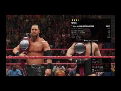 WWE 2K19: RAW Tag Team Championship Match: The Deleters of Worlds vs. The B-Team