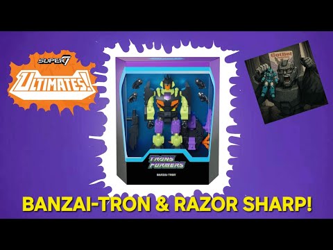 Super 7 Ultimates Banzai-Tron with Razor-Sharp - GotBot True Review NUMBER 1332
