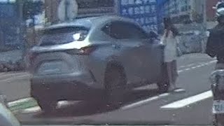 【車禍影片】教育， 教育， 爸媽再加油（2025.07.16 桃園市平鎮區環南路三段