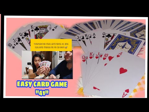 HOW TO PLAY "41" (FILIPINO CARD GAME 🇵🇭) PINAY VS ITALIANO 🇮🇹