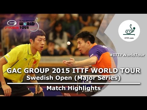 Swedish Open 2015 Highlights: FAN Zhendong/ZHANG Jike vs  FANG Bo/XU Xin (Final)