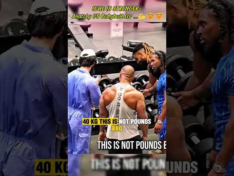 WHO IS STRONGER- Anatoly VS Bodybuilder ...💪🤭🤭 #gym #prank #anatoly #funny