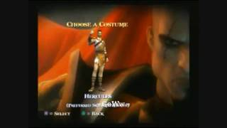 GOD of WAR 2 Personajes y Trajes Secretos (Tesoros y Secretos) HD