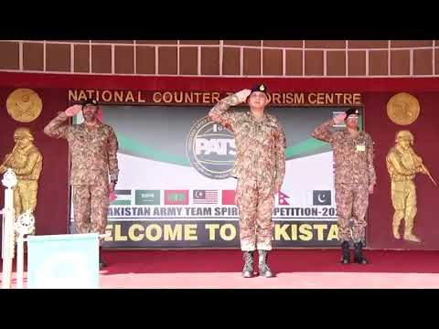 Opening ceremony of the 9th International PATS Competition–2026 was held at the NCTC, Pabbi.| ISPR