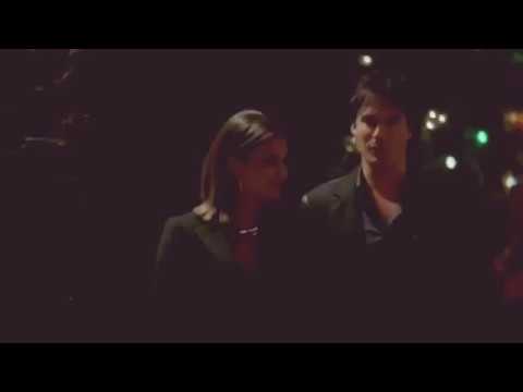The vampire diaris 8×07 Damon remembers Elena (necklace) almost kiss Sybil and kill her.