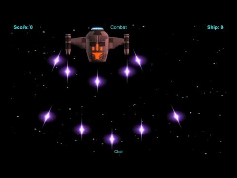 Shooting Game in Space Video