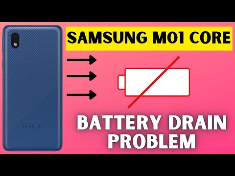 Samsung M01 core Battery Drain Problem Solution {SM-M013F}