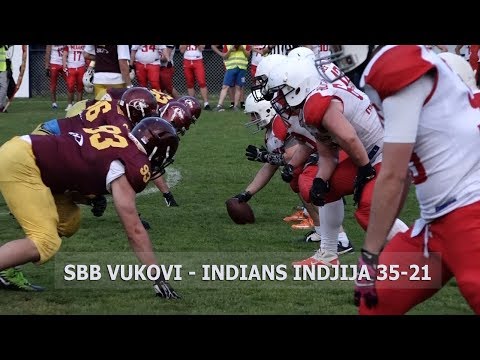 SBB Vukovi - Indians Indjija 35-21