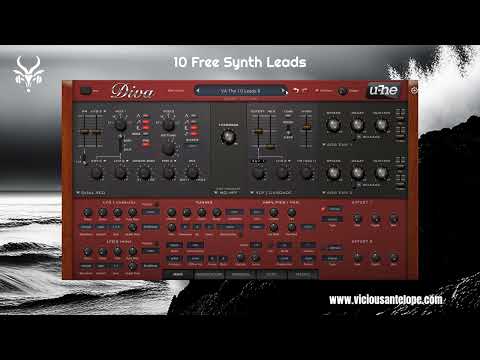 Free U-He Diva Presets by Vicious Antelope - The 10 Leads - Classic Synth Lead Patches