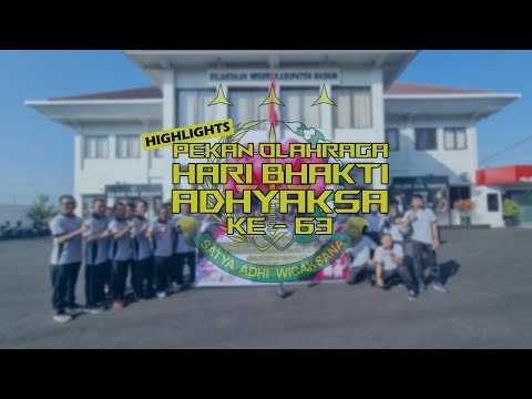 PEKAN OLAHRAGA HARI BHAKTI ADHYAKSA KE-63 KEJAKSAAN NEGERI KABUPATEN MADIUN