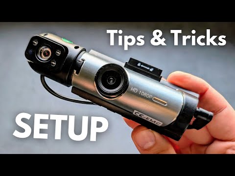 How to SETUP & Use DASH CAM - Dual Camera Car DashCam CARDVR Video Camera from Temu / AliExpress 