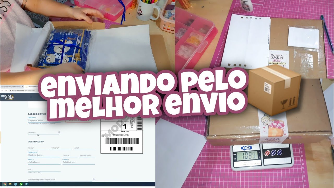 PASSO A PASSO DE COMO ENVIO MINHAS ENCOMENDAS PELO MELHOR ENVIO