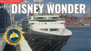 Disney Wonder, Norwegian Jade in Vancouver BC May 18, 2026