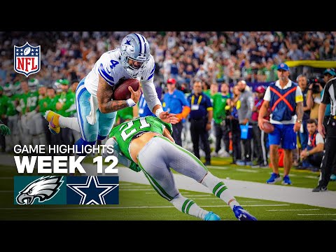 Philadelphia Eagles vs Dallas Cowboys Game Highlights | 2025 NFL Season Week 12