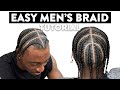 How To Do Easy Men S Braids Step By Step Tutorial For Beginners