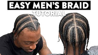 How to Do Easy Men’s Braids | Step-by-Step Tutorial for Beginners