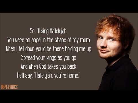 Supermarket Flowers -  Ed Sheeran Lyrics