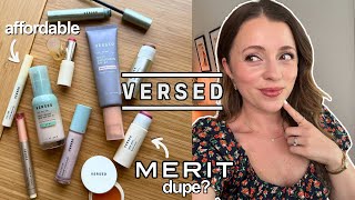 Trying VERSED's New Makeup Line ✨ Affordable "Dupes" for MERIT? HIT or MISS?