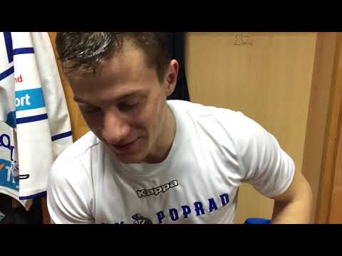 Matej Paločko po zápase s Košicami (48. kolo)