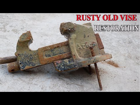 bench vice restoration - seized 1918 vice restoration - can i fix it?