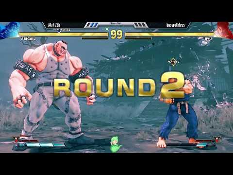 Aki CO FGC April Monthly SFV Top 3 ft Bassruthless, Zak123, and 72B