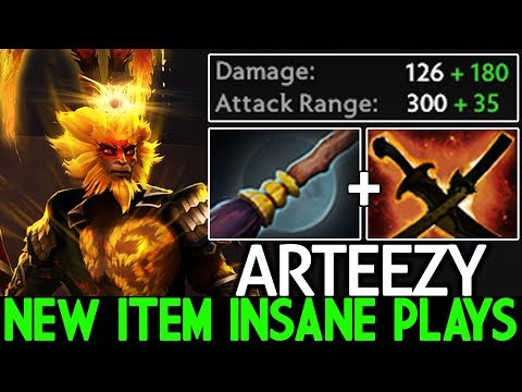 ARTEEZY [Monkey King] New Item Imba Right Click Insane Plays 7.23 Dota 2