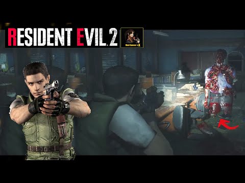 RESIDENT EVIL 2 Mod - Chris Classic + Zombie "Ghost" Fantasma BUG