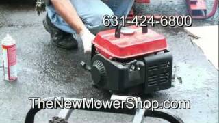 Hurricane Irene generator and chainsaw repair Huntington New York